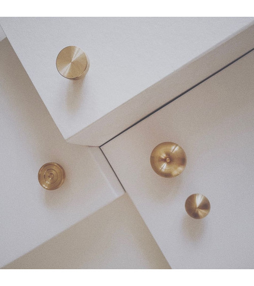 Brass furniture knob 01 designer handle