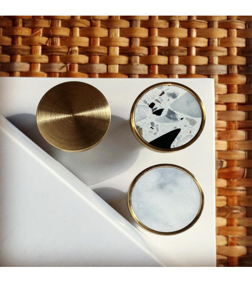 Brass furniture knob 01 designer handle