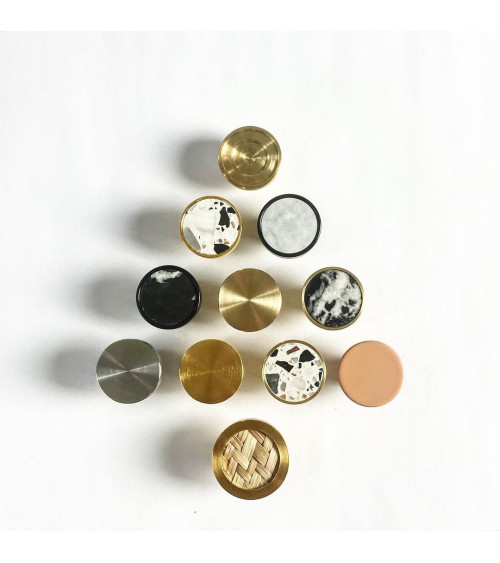 Brass furniture knob 01 designer handle