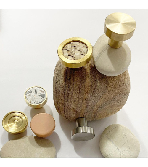 Brass furniture knob 01 designer handle