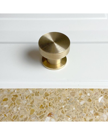 Brass furniture knob 01 design handle with washer