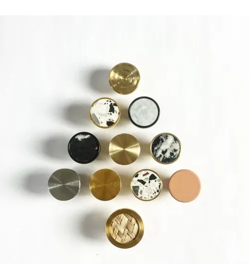 Brass furniture knob 02 designer handle