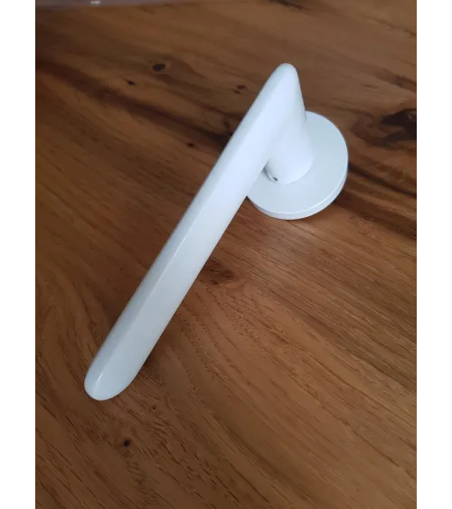 White Spark designer door handle