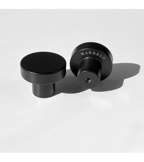 Black stainless steel furniture knob designer handle