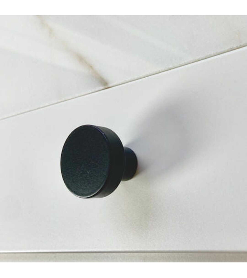 Black stainless steel furniture knob designer handle