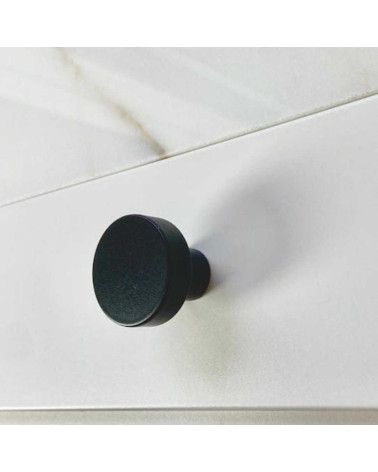Black stainless steel furniture knob designer handle