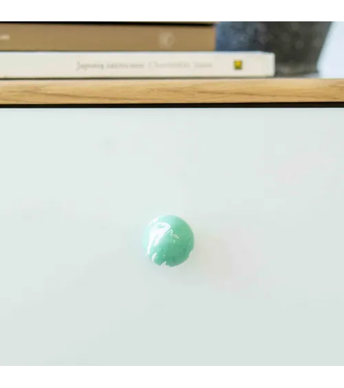 Rich green beech wood furniture knob design handle