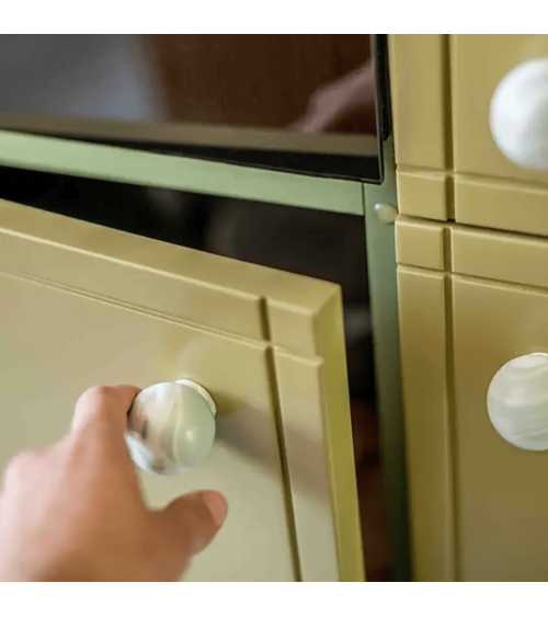 Mistel beech wood furniture knob designer handle