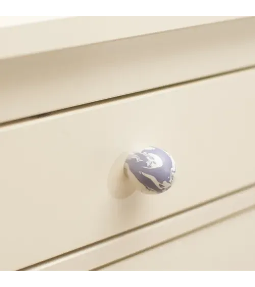 Lavender beech wood furniture knob design handle
