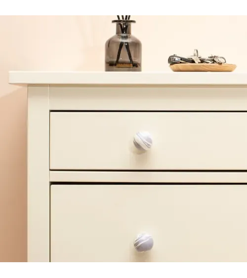 Lavender beech wood furniture knob design handle