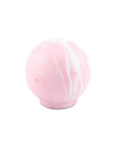 Beech wood furniture knob Rose design handle front view on a white surface
