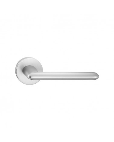 Satin chrome Spark designer door handle