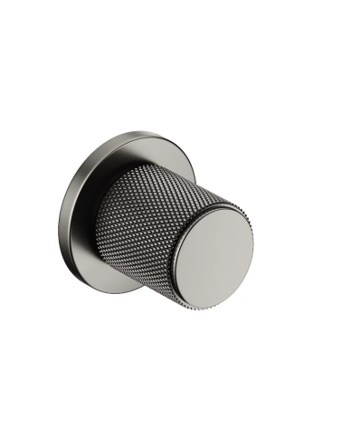 Textured graphite Time designer door knob