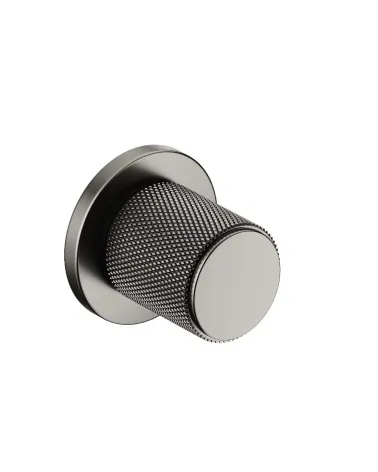 Textured graphite Time designer door knob