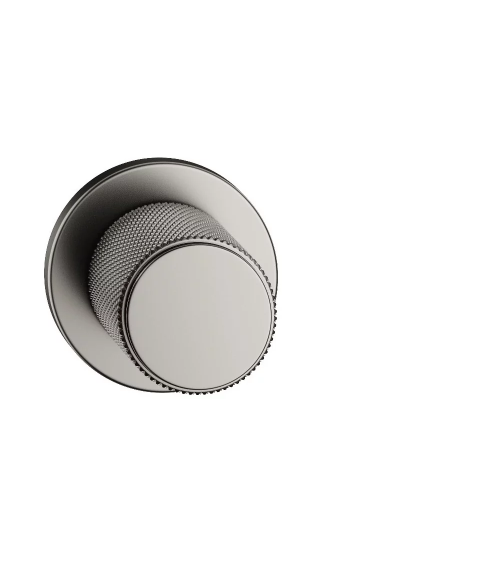 Textured graphite Time designer door knob