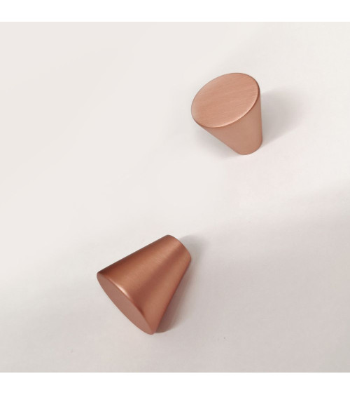 Copper furniture knob AMBIENT design handle