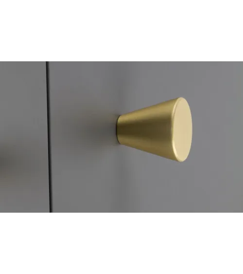 AMBIENT matt gold furniture knob design handle