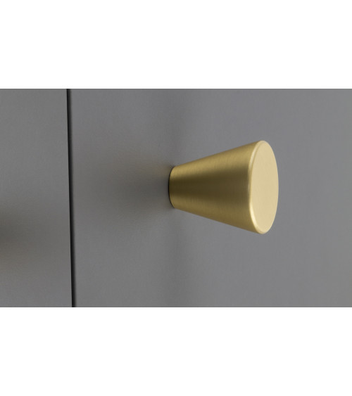 AMBIENT matt gold furniture knob design handle