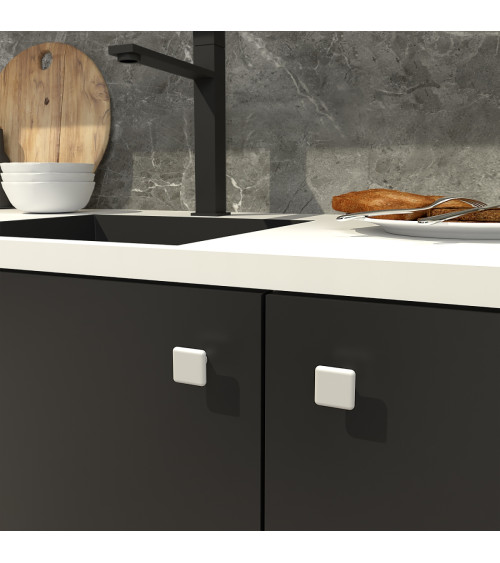 NOX white furniture knob designer handle
