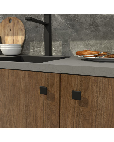 NOX black furniture knob design handle fitted on furniture