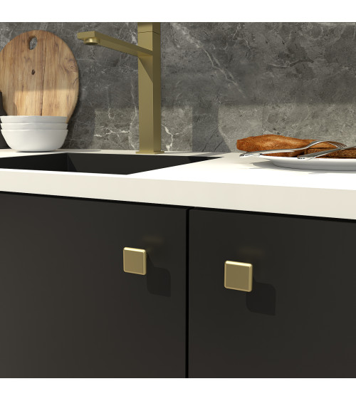 NOX matt gold furniture knob designer handle
