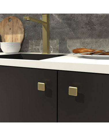 NOX matt gold furniture knob design handle fitted on furniture