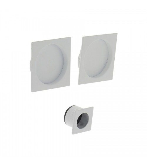 Brushed chrome sliding door handle design handle