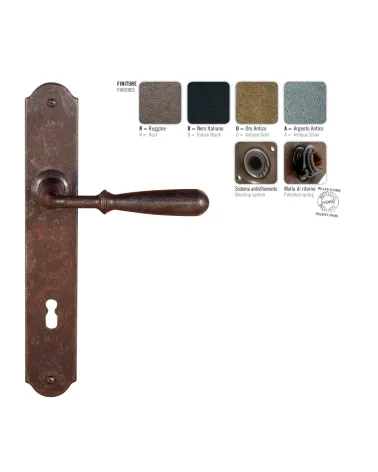 FON rust colour door handle