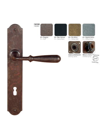 FON rust colour door handle