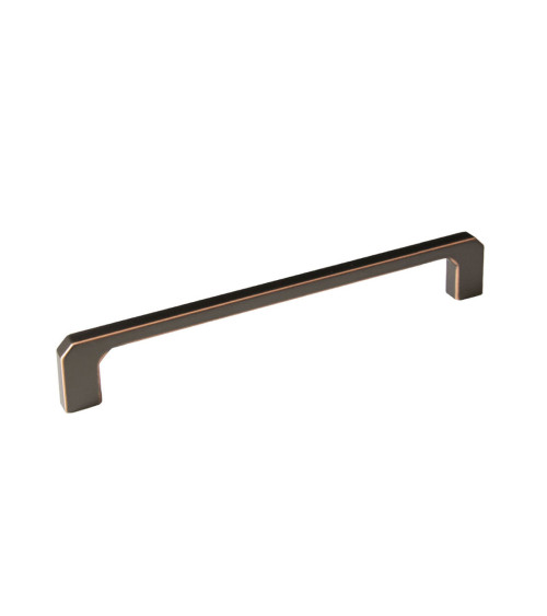 Patina on copper furniture handle CAMPANA designer handle