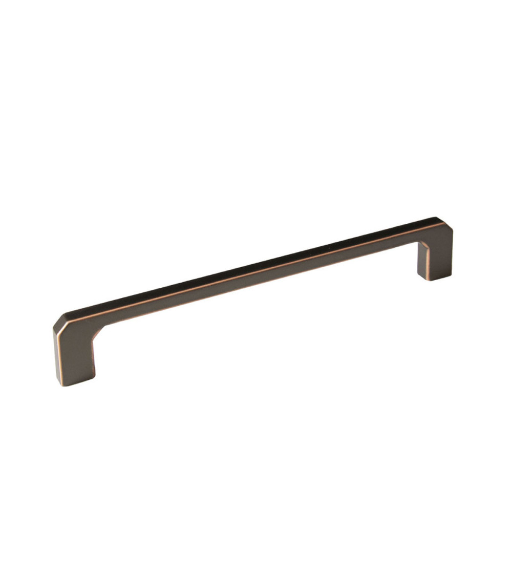 Patina on copper furniture handle CAMPANA designer handle