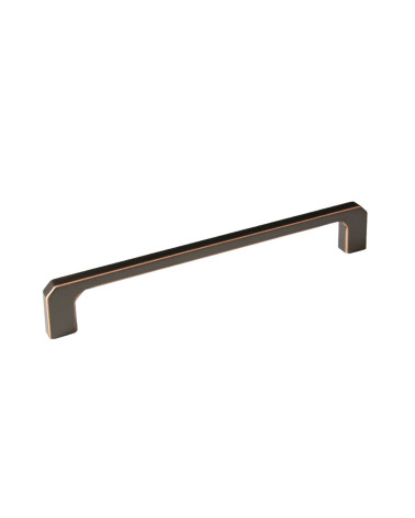 Patina on copper furniture handle CAMPANA designer handle