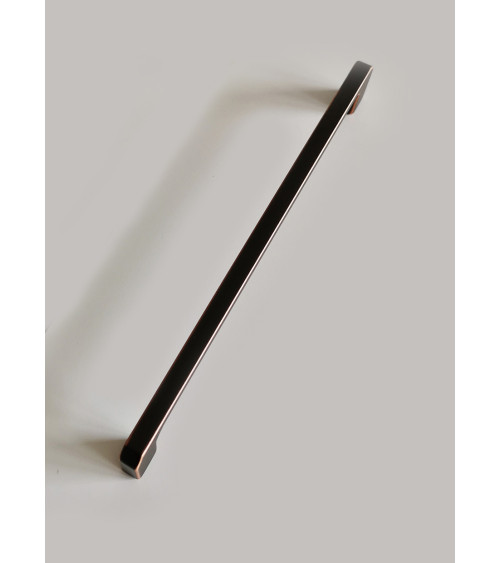Patina on copper furniture handle CAMPANA designer handle
