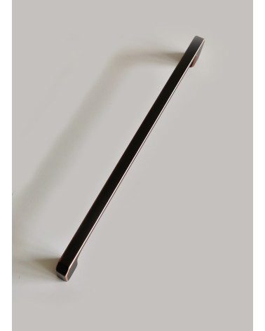 CAMPANA patina on copper furniture handle designer handle top view
