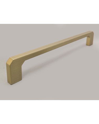 CAMPANA matte gold furniture handle designer handle slightly angled