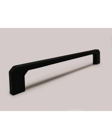 CAMPANA black furniture handle designer handle slightly angled