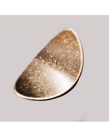 DIUNA old silver furniture knob designer handle angled perspective view