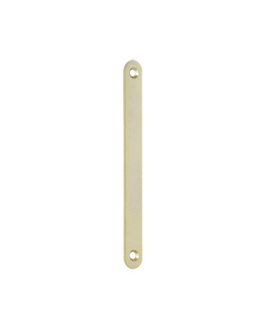Sliding door plate in satin gold finish