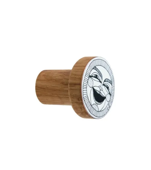 copy of Alphabet enamelled wood wall hook