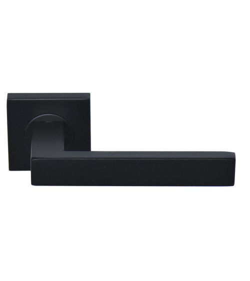 MAJESTEA door handle in satin gold PVD finish, Grade 3 heavy-duty use