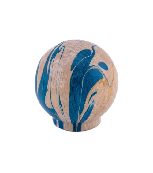 Azure Chino beech wood furniture knob Ebru
