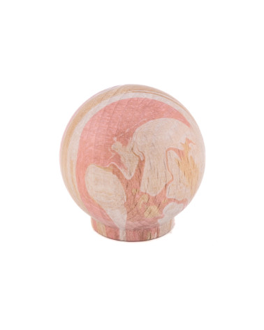 Pink beech wood furniture knob Ebru
