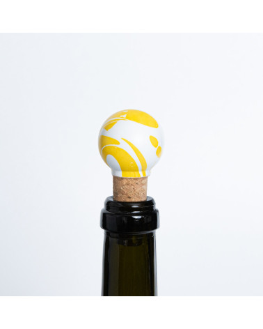 Yellow beech wood furniture knob Ebru