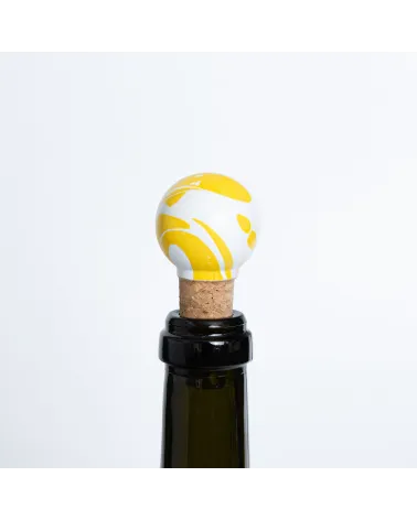 Yellow beech wood furniture knob Ebru