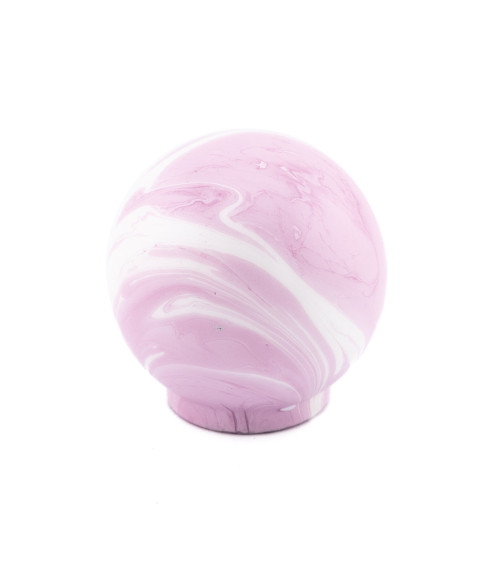 Beech wood furniture knob Lilac Ebru