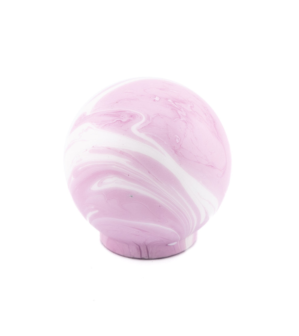 Beech wood furniture knob Lilac Ebru