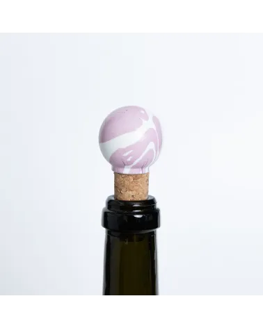 Beech wood furniture knob Lilas Ebru