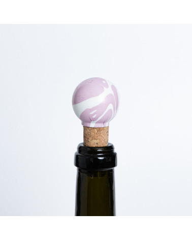 Beech wood furniture knob Lilas Ebru