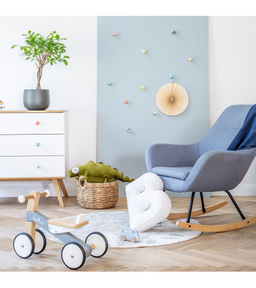 Beech wood furniture knob Le paradis des citrouilles Ebru