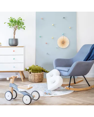 Beech wood furniture knob Le paradis des citrouilles Ebru
